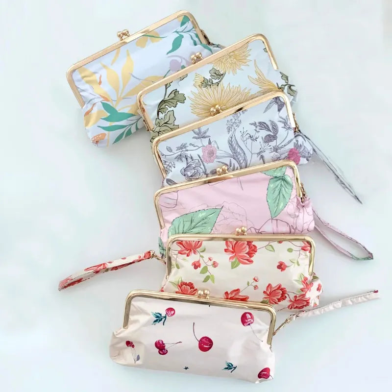 Sombrinha Mini Bolsa Floral - Estilo.E, Sombrinha, Sombrinha com Proteção Solar, Sombrinha Mini, Mini Guarda Chuva, Sombrinha Pequena, Guarda Chuva de Bolsa, Sombrinha de Chuva