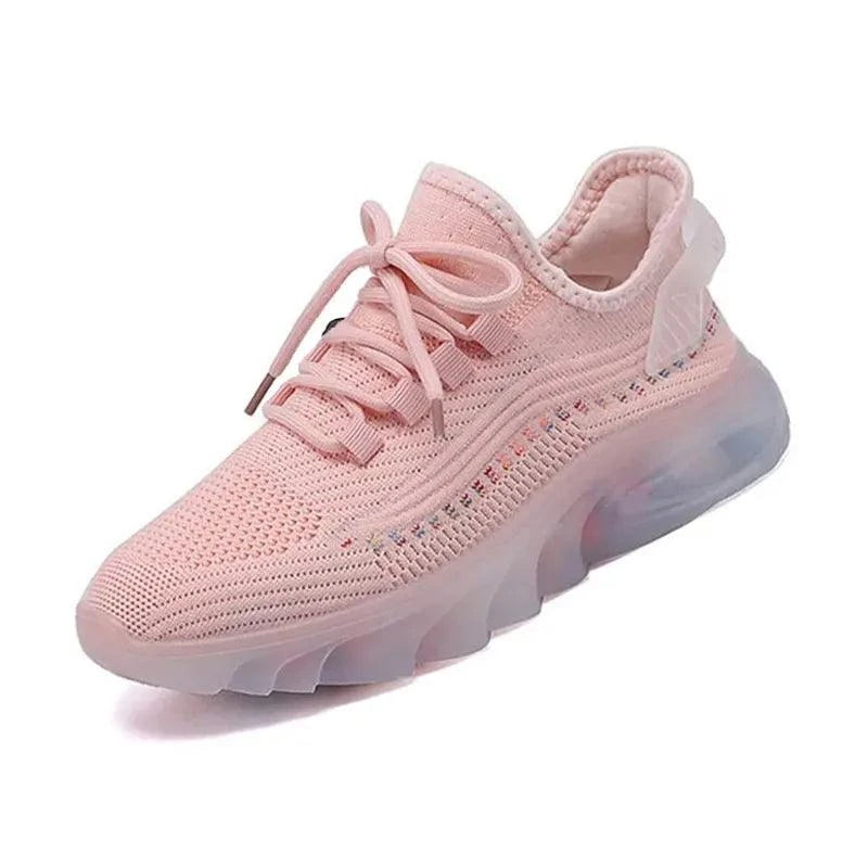 Tênis Feminino Esporte Casual Rosa - Estilo.E